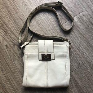 Tignanello Leather Crossover Handbag